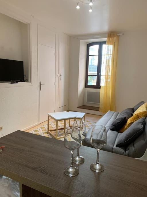 Aubenas : Beau Studio, Proche Du Chateau Ngoại thất bức ảnh